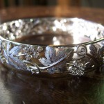 Bracciale in oro bianco e diamanti