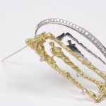 Spilla in oro giallo\bianco e diamanti